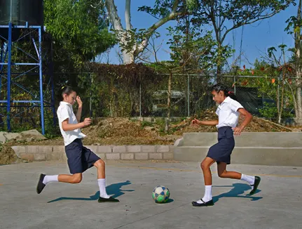 Girl Soccer El Salvador