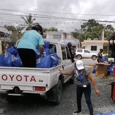 Dominican Republic aid distribution Hurricane Fiona