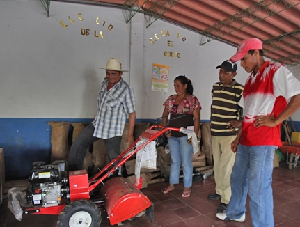 agricultural tools Gas Tiller donation Honduras 2023