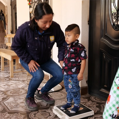 Nutrition Center Guatemala Measuring Weight