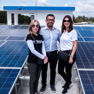 Solar Panel Donation Juan Pablo Hospital II