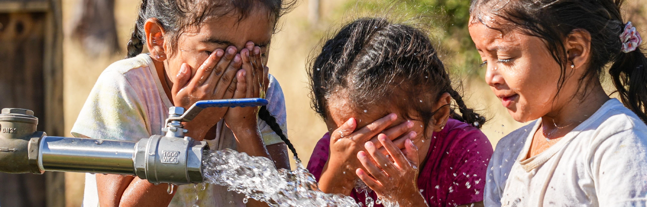 Bring twice the clean water and hope