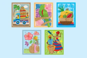 Get 10 Christmas Banana Bark Cards