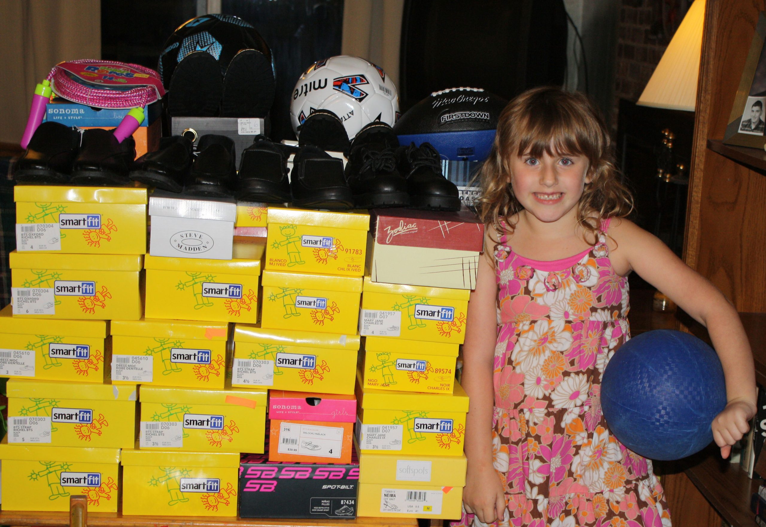 Pennsylvania Girl Collects Shoes, Sports Equipment for Orphans in Guyana