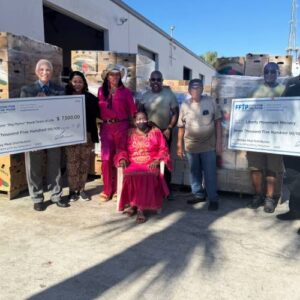 FFTP visits local charity to present a check