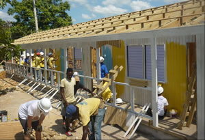 In March, Lin and Lenny Crispinelli traveled to Jamaica with a group of volunteers to build their fifth basic school in honor of their daughter, Stephanie, through Food For The Poor.
