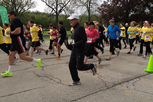 More than 300 participants took part in the second annual Hope for Haitians 5K Walk/Run For Education event in Geneva, Ill., on May 11, 2013.