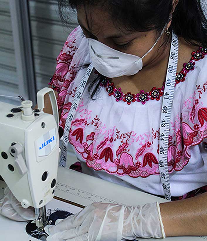 Guatemala - Female sewing