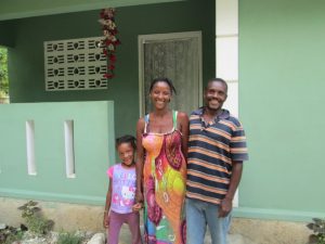 Lismene and her family are grateful to have the priceless gift of safe shelter.