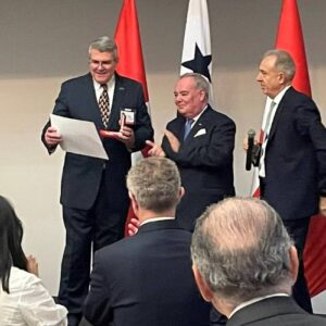 FFTP CEO Ed Raine accepts award from Order of Malta
