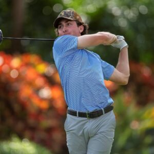Rafe Cochran taking a swing at the Rafe Cochran golf classic to benefit Jamaican schools hit by Hurricane Melissa