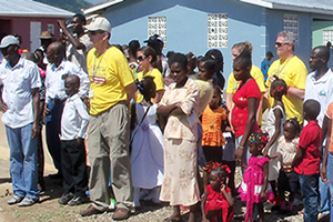 The group traveled in early June 2013 with Food For The Poor.