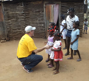 Jeff Lemke traveled from his hometown of Cary, Illinois, to Dumas, Haiti, to meet the residents who will directly benefit from the proceeds raised at this year's annual gala.