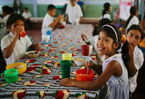 The McGovern-Dole Food for Education grant was used to improve the lives of 72,000 school-age children.